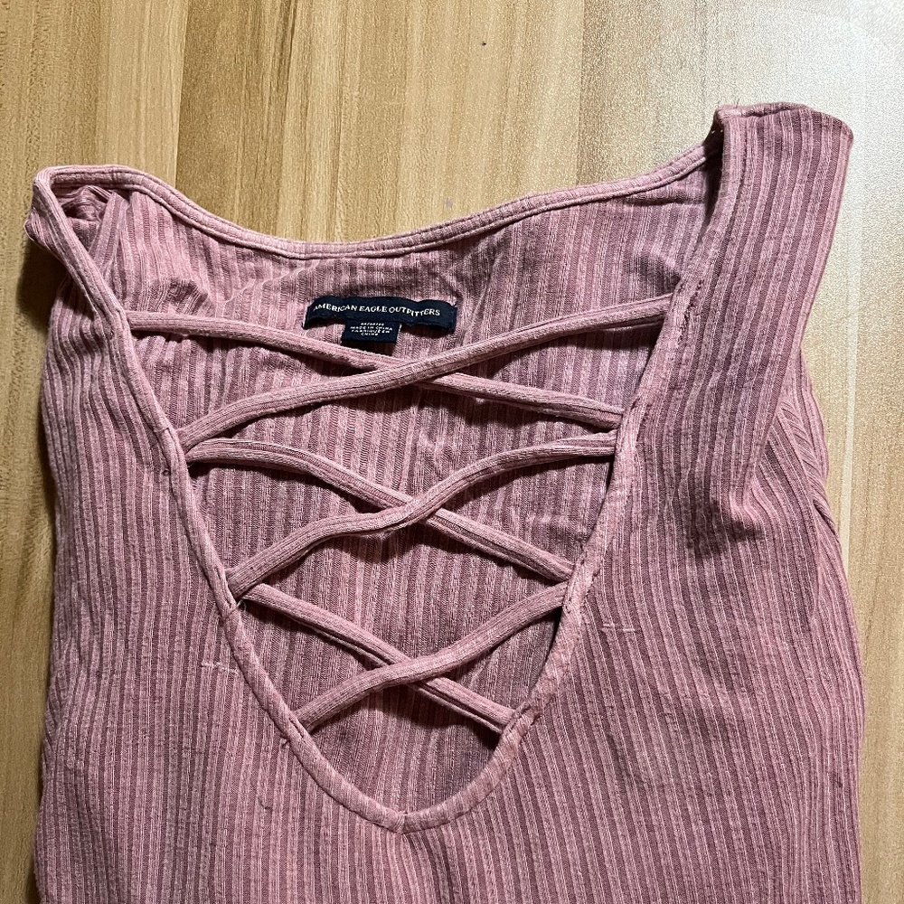 American Eagle Outfitters Ribbed Dress